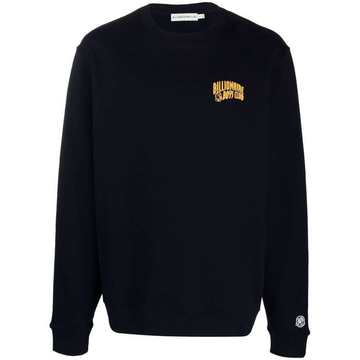 logo-print crew neck sweatshirt