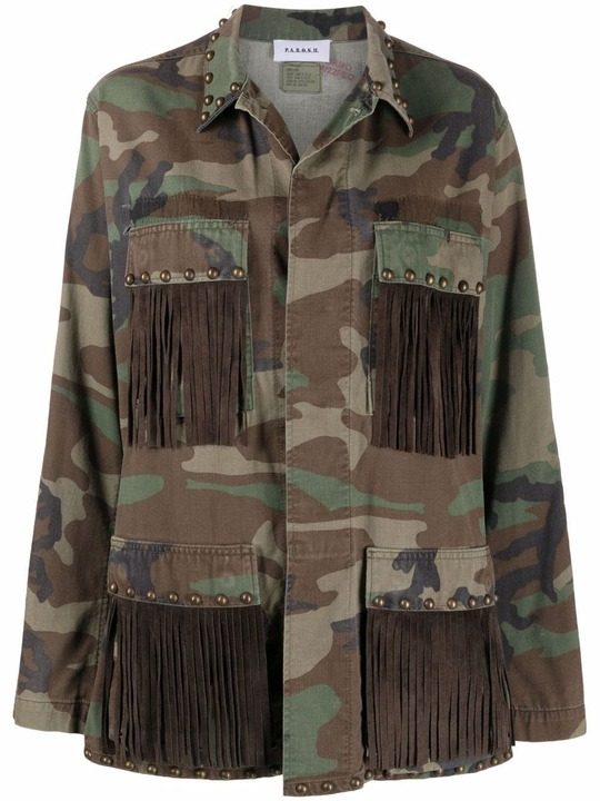 camouflage fringed jacket展示图