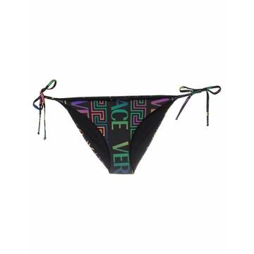 Greca neon-print bikini bottoms