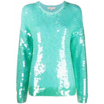 sequin-embellished sweater