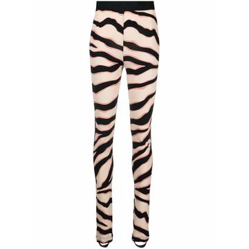 animal-print leggings