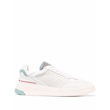 terry clothe panel sneakers