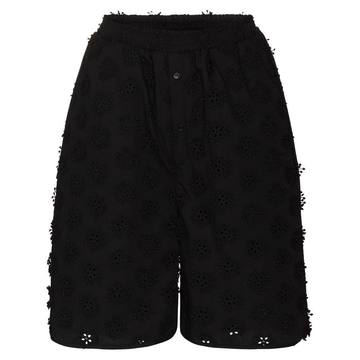 Simon embroidered cotton shorts