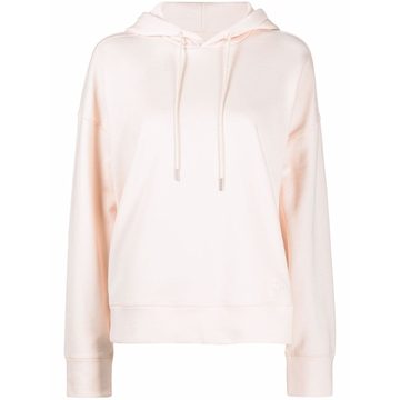 drawstring long-sleeve hoodie