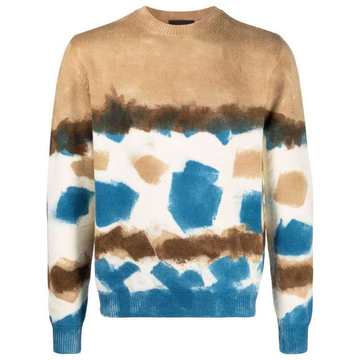 tie-dye wool jumper