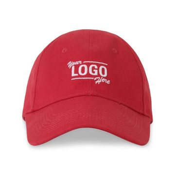 slogan-embroidered cap