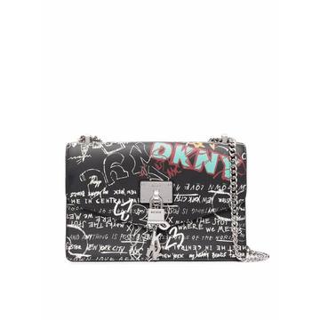 Elissa graffiti-print shoulder bag