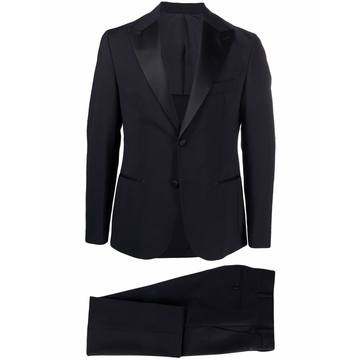 single-breasted wool suit