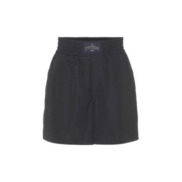 Iconic Silhouette Crepe Mini Shorts