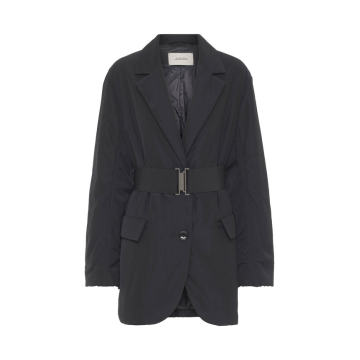 Iconic Silhouette Belted Crepe Jacket