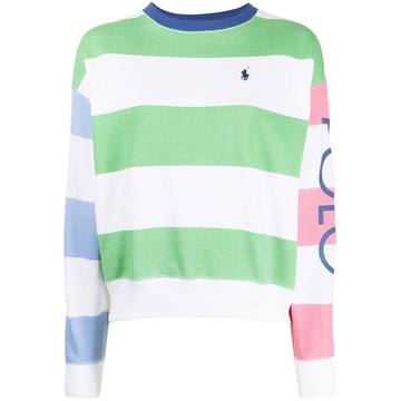 striped Polo Pony sweatshirt