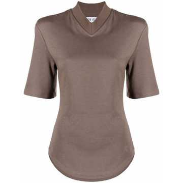 V-neck cotton T-shirt