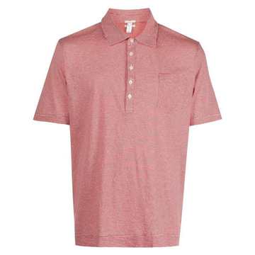 striped short-sleeve polo shirt