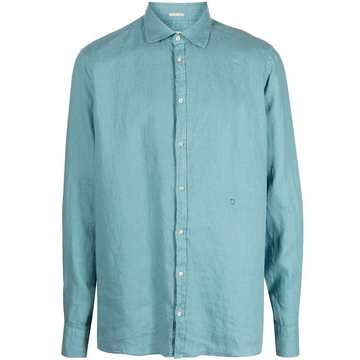 long-sleeve linen shirt