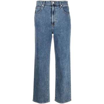 straight-leg jeans