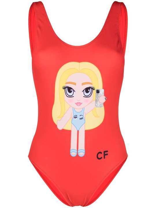 Mascotte scoop-neck swimsuit展示图