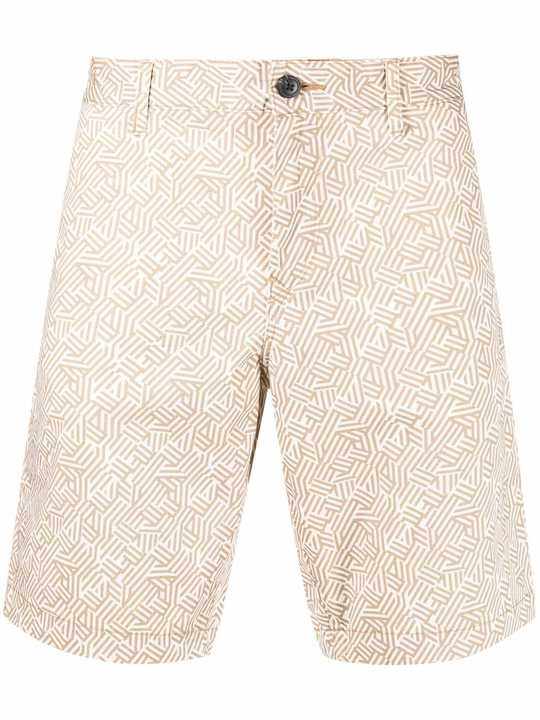 geometric-print bermuda shorts展示图