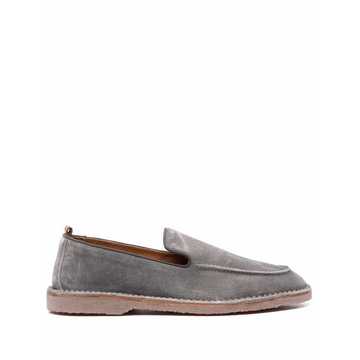 round-toe slip-on loafers