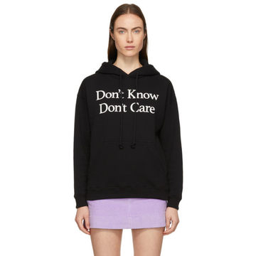 Black 'Don't Know' Hoodie