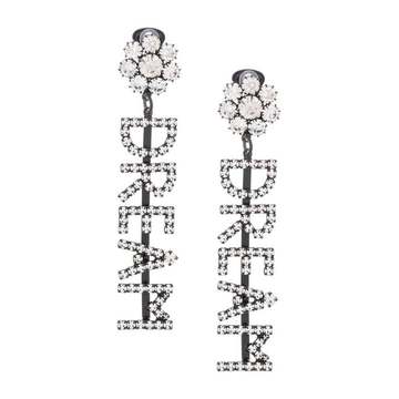 Dream crystal-embellished earrings