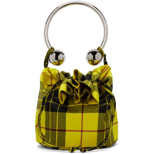 Yellow Tartan Lewis Piercing Bag展示图