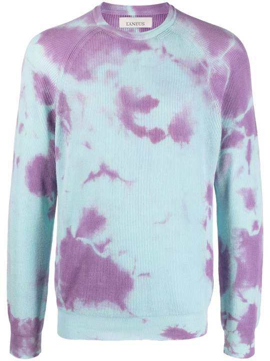 tie-dye ribbed knit jumper展示图