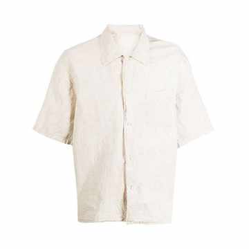 Box cotton short-sleeve shirt