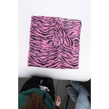 zebra print scarf