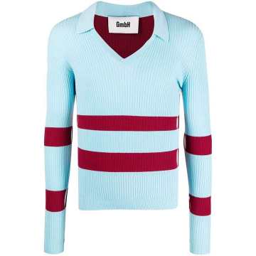 Ran intarsia-knit stripe jumper