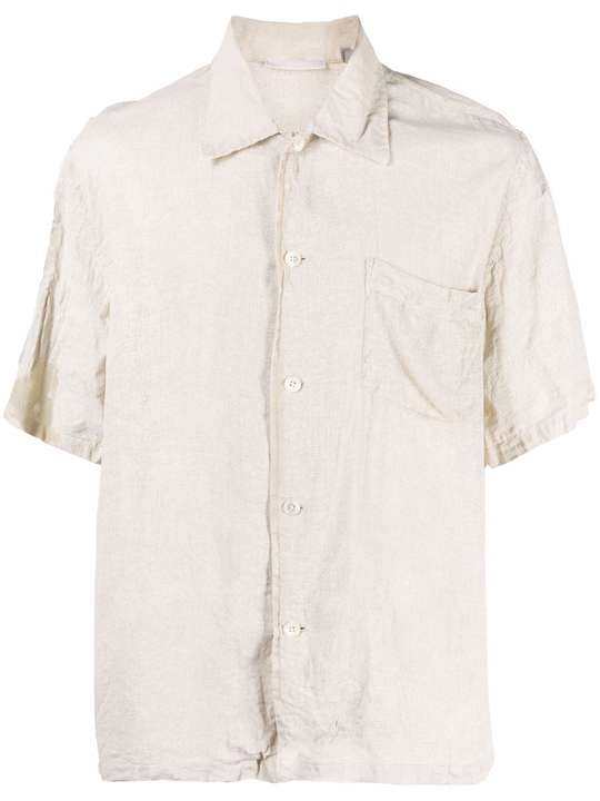 shortsleeved cotton-linen shirt展示图