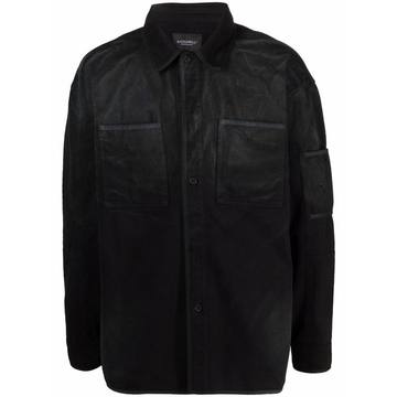 sprayed overshirt jacket