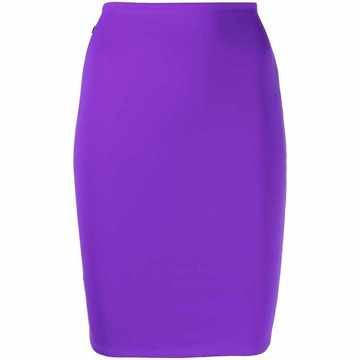 logo-charm stretch-jersey skirt