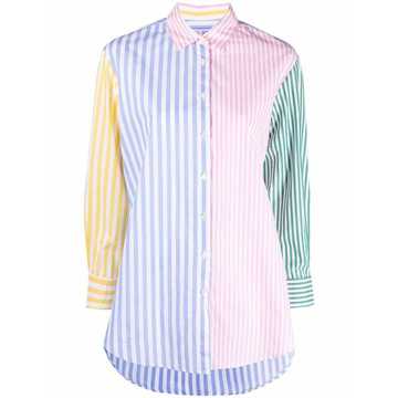 stripe-print cotton shirt