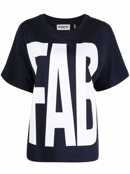 Fab slogan print T-shirt展示图