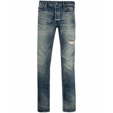 mid-rise skinny jeans