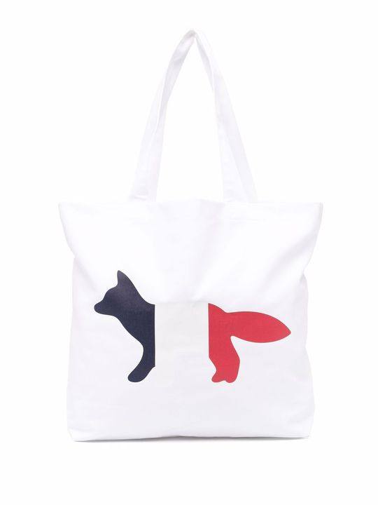 logo-print tote bag展示图