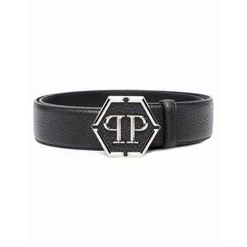 Iconic logo buckle belt