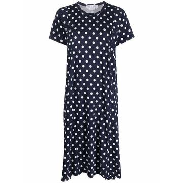 polka-dot print dress