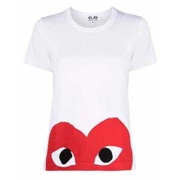 heart logo-print T-shirt