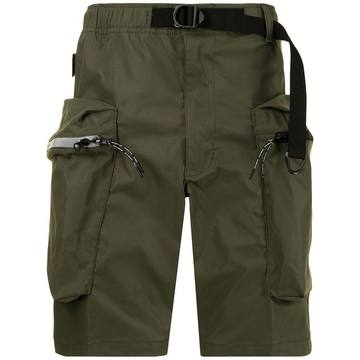 knee-length cargo shorts