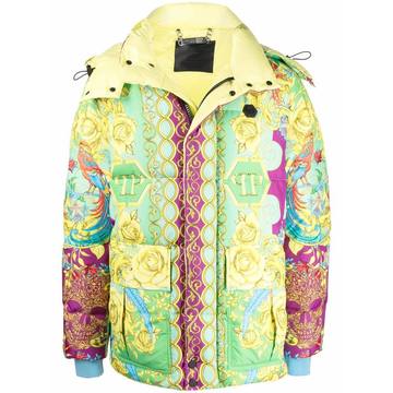 baroque pattern-print jacket