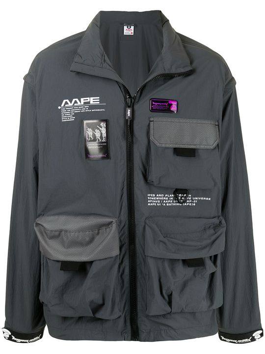 multi flap-pocket jacket展示图