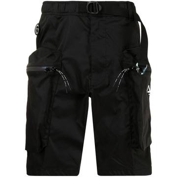 knee-length cargo shorts