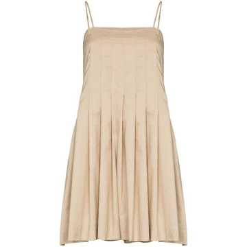 Darya pleated mini dress