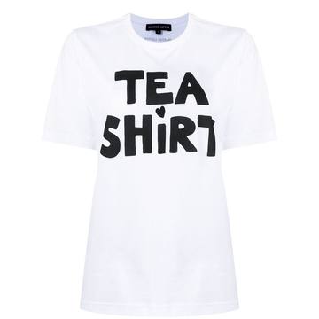 slogan-print short-sleeved T-shirt