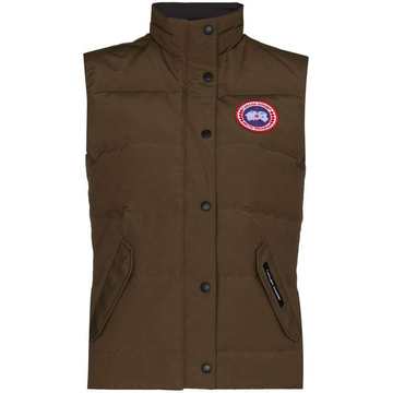 Freestyle button-up padded gilet