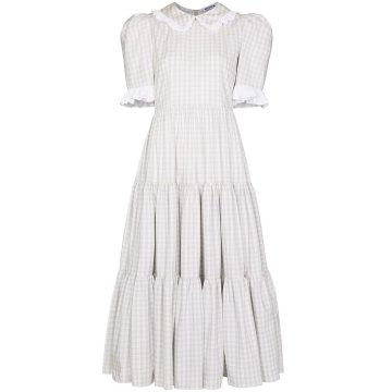 Lucy peter-pan checked dress