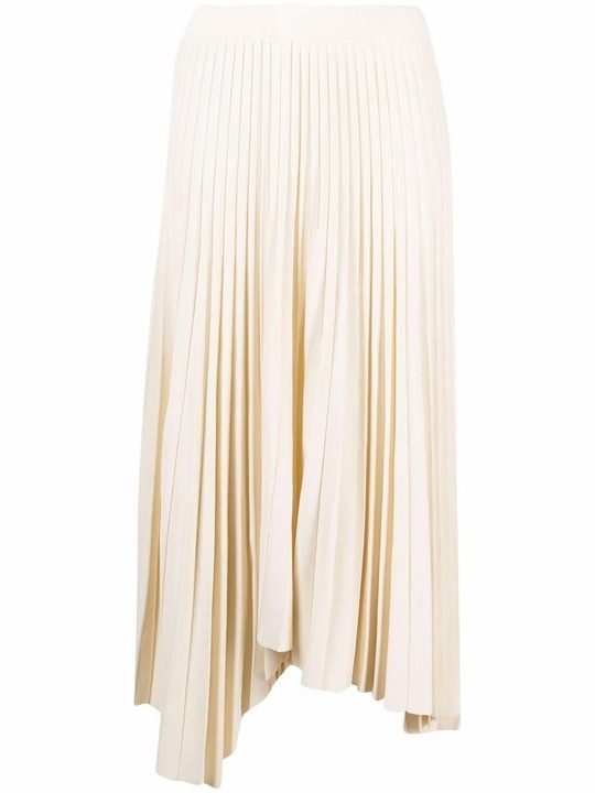 asymmetrical pleated skirt展示图