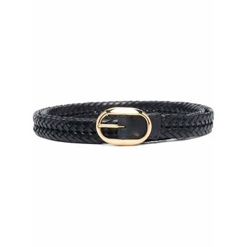 woven leather belt