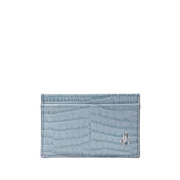 Dean crocodile-effect cardholder